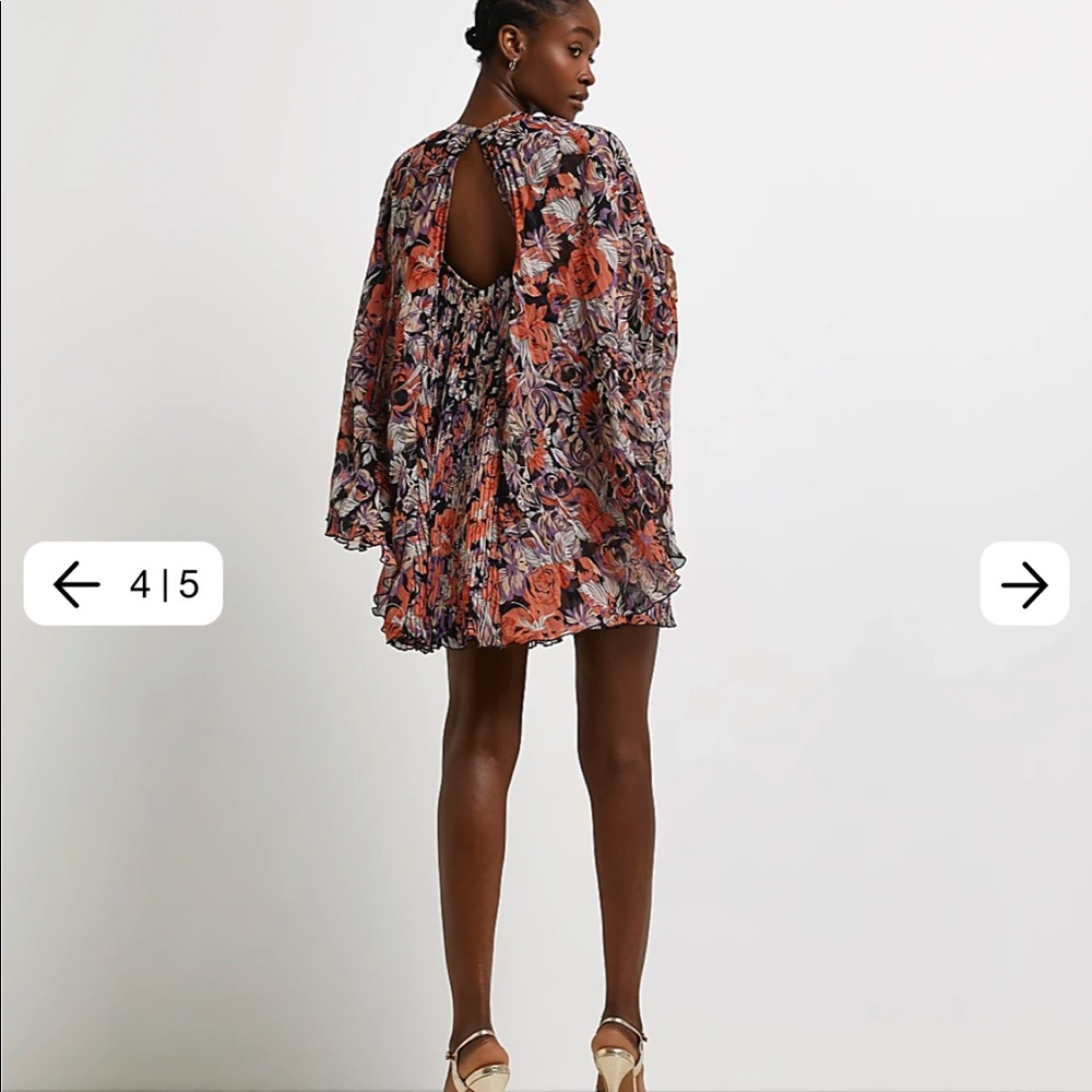 River island cape mini dress